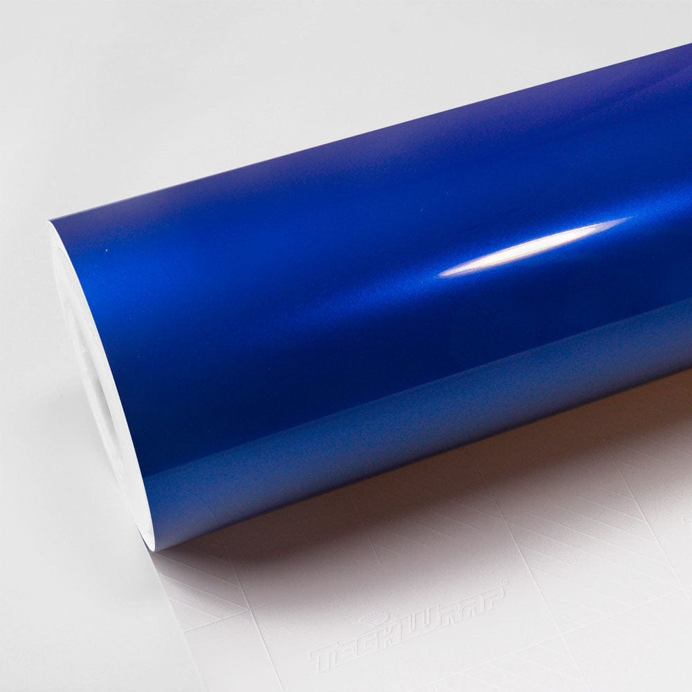 Gloss Aluminum Vinyl Wrap - GAL Series (GAL01-22) Gloss Metallic Teckwrap Royal Blue - HD 5 X 60 ft / 1.66 X 20 yd / 1.52 X 18 meters 