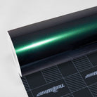 Gloss Metallic Vinyl Wrap - HM - Series Gloss Metallic Teckwrap Gloss Green Black Silk - HD 5 X 60 ft, 1.66 X 20 yd(1.52 X 18m) 