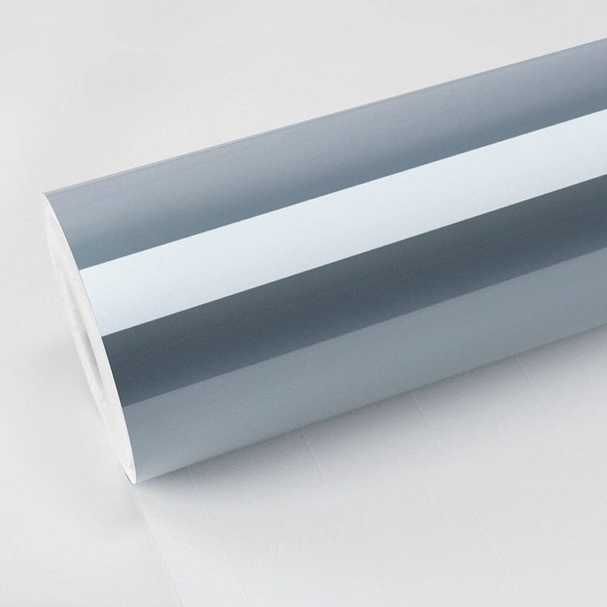 Gloss Metallic Vinyl Wrap - RB Series (RB13-32) + SL01-HD Gloss Metallic Teckwrap Grau Pearl -HD 5 X 60 ft / 1.66 X 20 yd / 1.52 X 18 meters 