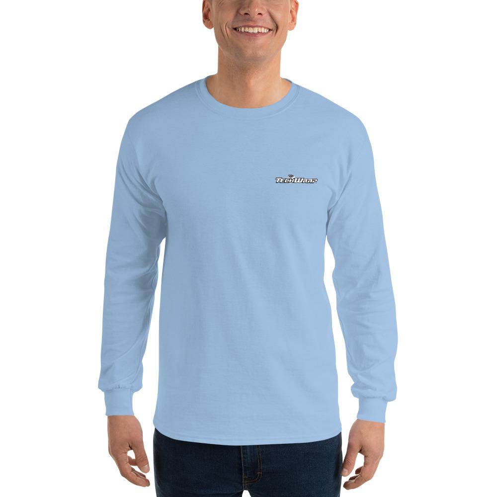 Men’s Long Sleeve Shirt Teckwrap USA Light Blue S 
