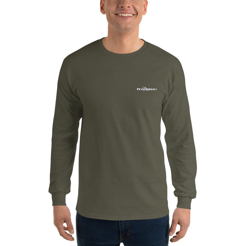 Men’s Long Sleeve Shirt Teckwrap USA Military Green S 