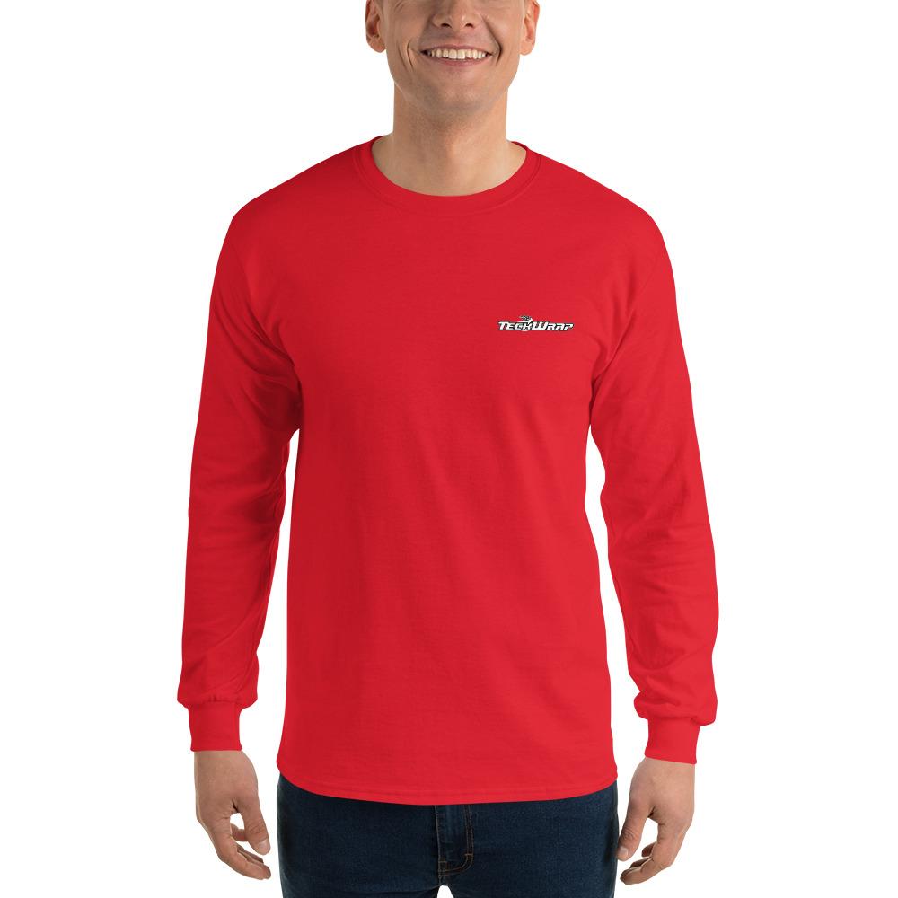 Men’s Long Sleeve Shirt Teckwrap USA Red S 
