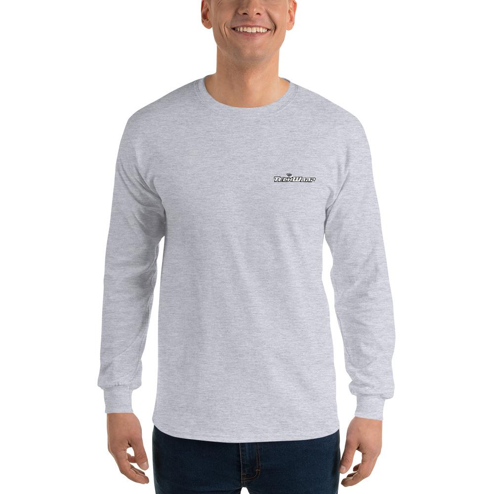 Men’s Long Sleeve Shirt Teckwrap USA Sport Grey S 