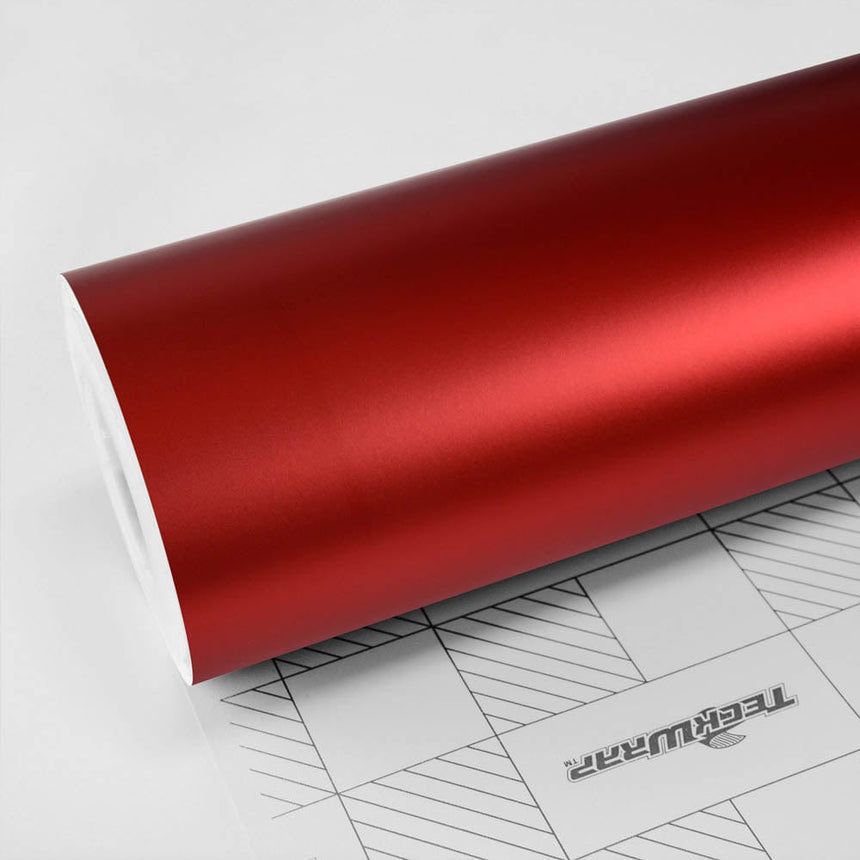 Satin Chrome Satin chrome Teckwrap Crimson red 5 X 60 ft / 1.66 X 20 yd / 1.52 X 18 meters 