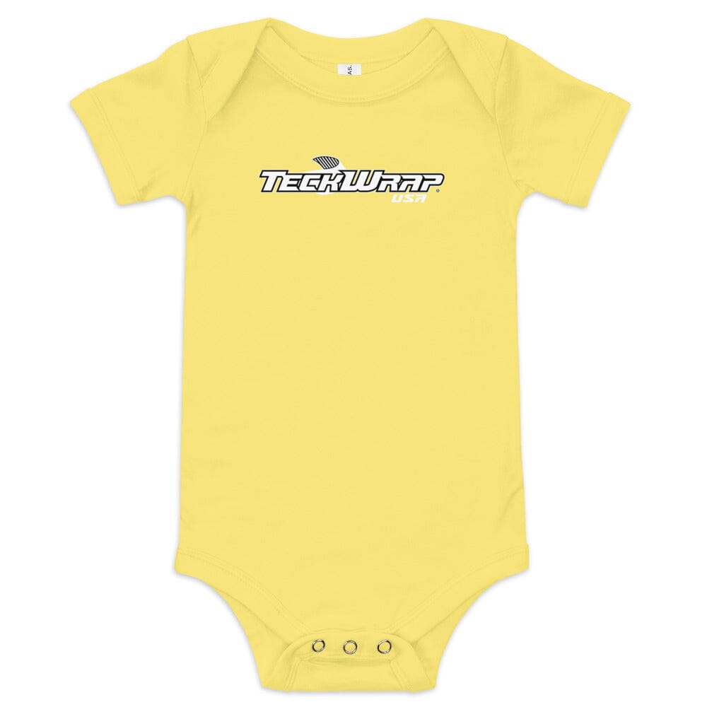 Baby short sleeve one piece Teckwrap USA Yellow 3-6m 