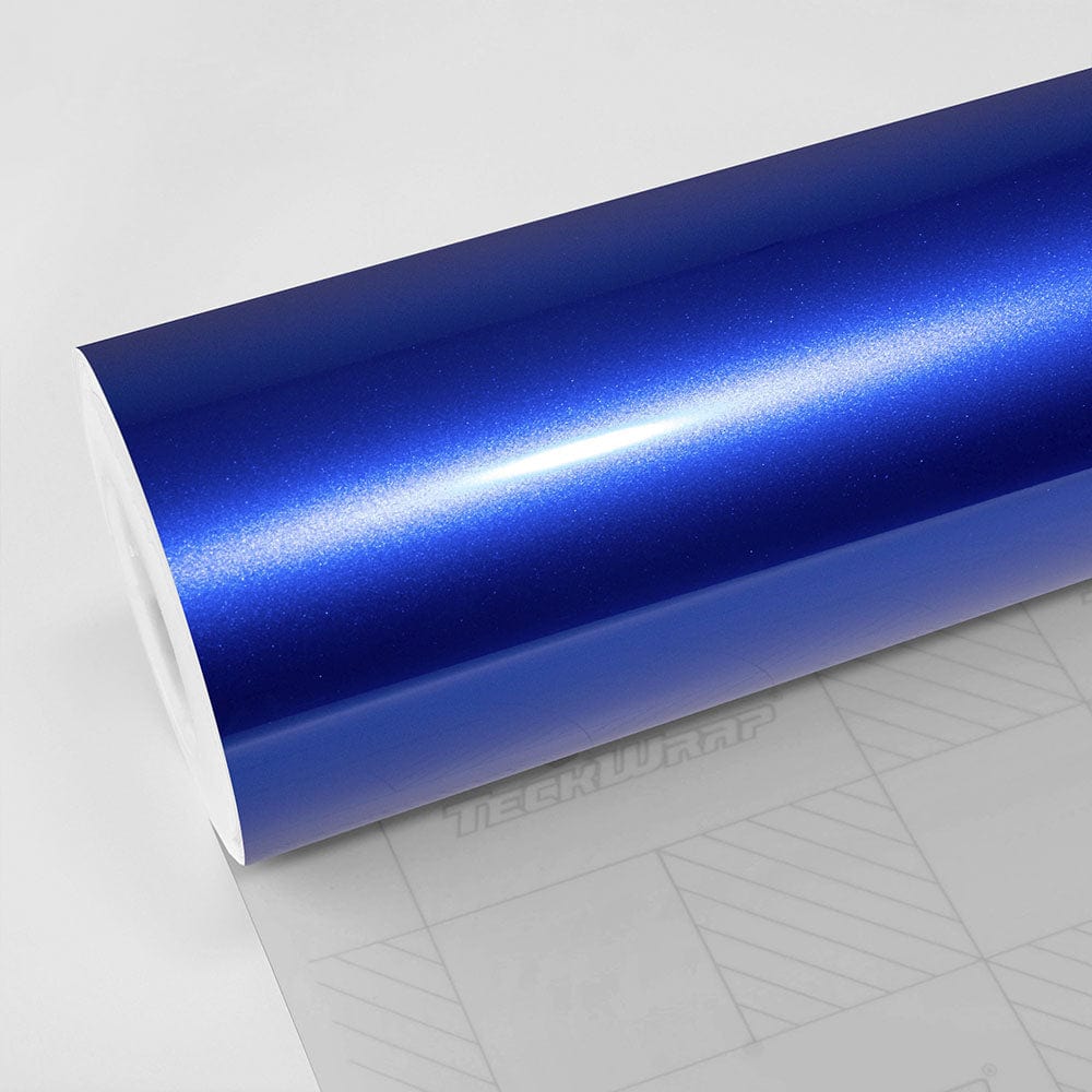 Gloss Aluminum Vinyl Wrap - GAL Series (GAL01-22) Gloss Metallic Teckwrap Blue Gem - HD 5 X 60 ft / 1.66 X 20 yd / 1.52 X 18 meters 