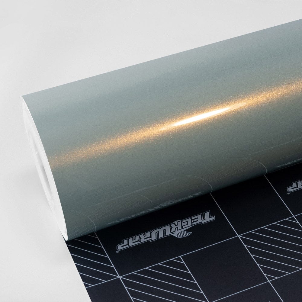 Gloss Metallic Vinyl Wrap - RB Series (RB13-32) + SL01-HD Gloss Metallic Teckwrap Palladian Blue 5 X 60 ft / 1.66 X 20 yd / 1.52 X 18 meters 