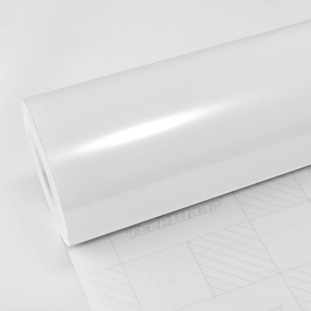 Gloss White Chameleons - CK & DCH Series White Chameleons Teckwrap Gloss White Pearl - HD 5 X 60 ft / 1.66 X 20 yd / 1.52 X 18 meters 