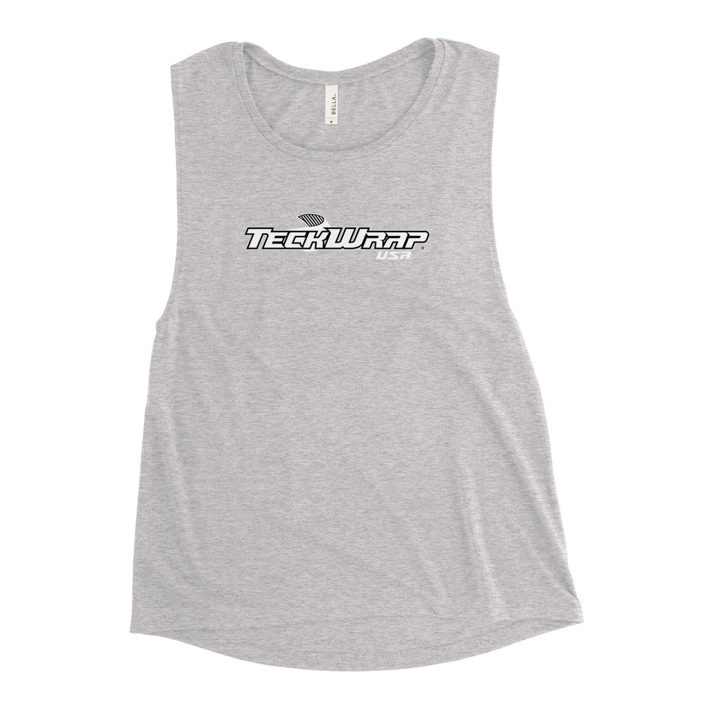 Ladies’ Muscle Tank Teckwrap USA Athletic Heather S 