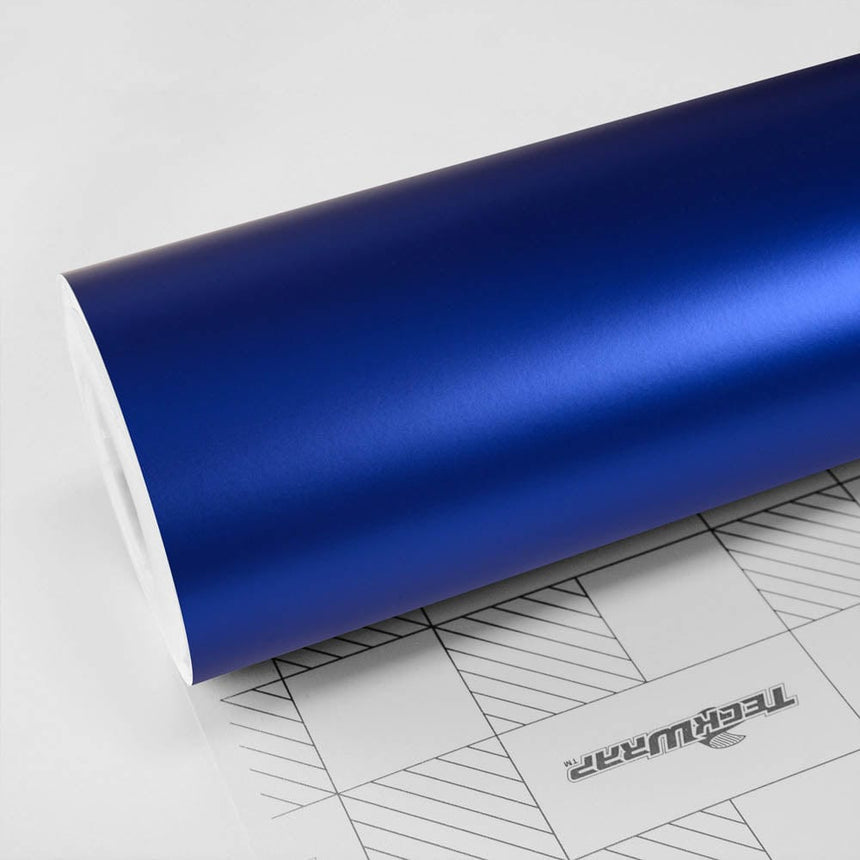Satin Chrome Satin chrome Teckwrap Velvet blue 5 X 60 ft / 1.66 X 20 yd / 1.52 X 18 meters 