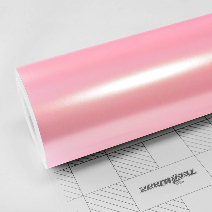 Satin Metallic - ECH Series Electric Chrome Teckwrap Cherry Blossom Pink 5 X 60 ft / 1.66 X 20 yd / 1.52 X 18 meters 