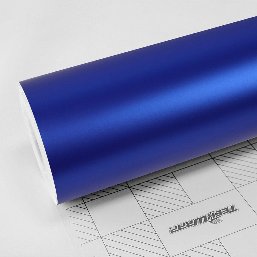 Satin Metallic - SMT Series Satin metallic Teckwrap Admiral Blue 5 X 60 ft / 1.66 X 20 yd / 1.52 X 18 meters 