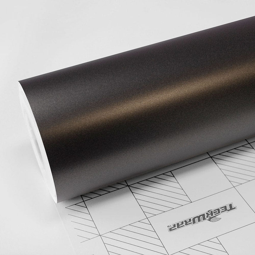 Satin Metallic - SMT Series Satin metallic Teckwrap Onyx Grey 5 X 60 ft / 1.66 X 20 yd / 1.52 X 18 meters 