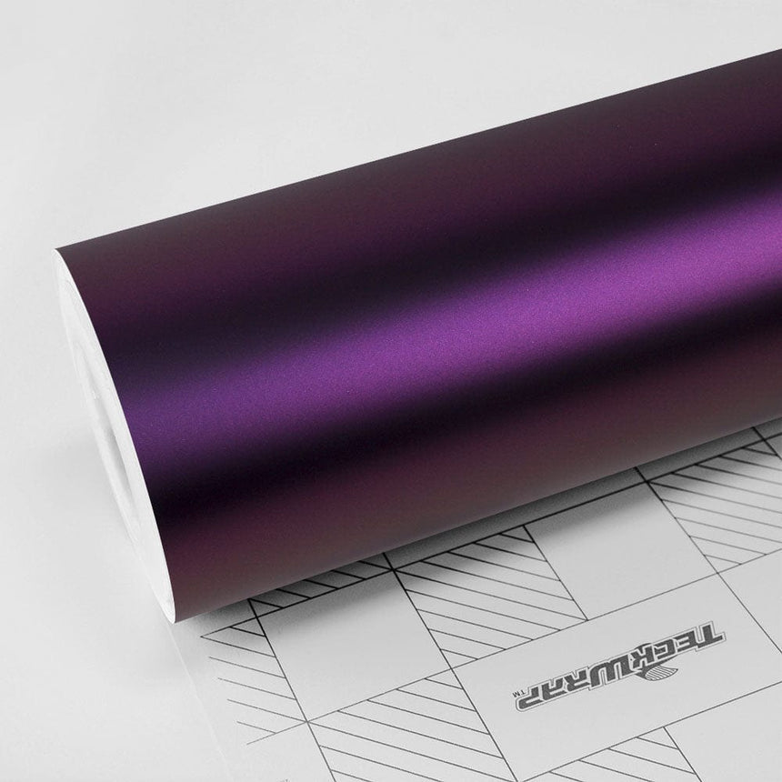 Satin Metallic - SMT Series Satin metallic Teckwrap Venetian Violet 5 X 60 ft / 1.66 X 20 yd / 1.52 X 18 meters 