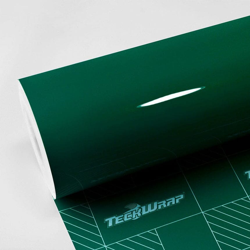 Super Gloss - HD Series (CGHD 01 - 27) High Glossy Teckwrap Jungle Green - Super HD 5 X 60 ft / 1.66 X 20 yd / 1.52 X 18 meters 