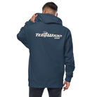 Unisex fleece zip up hoodie Teckwrap USA Navy S 