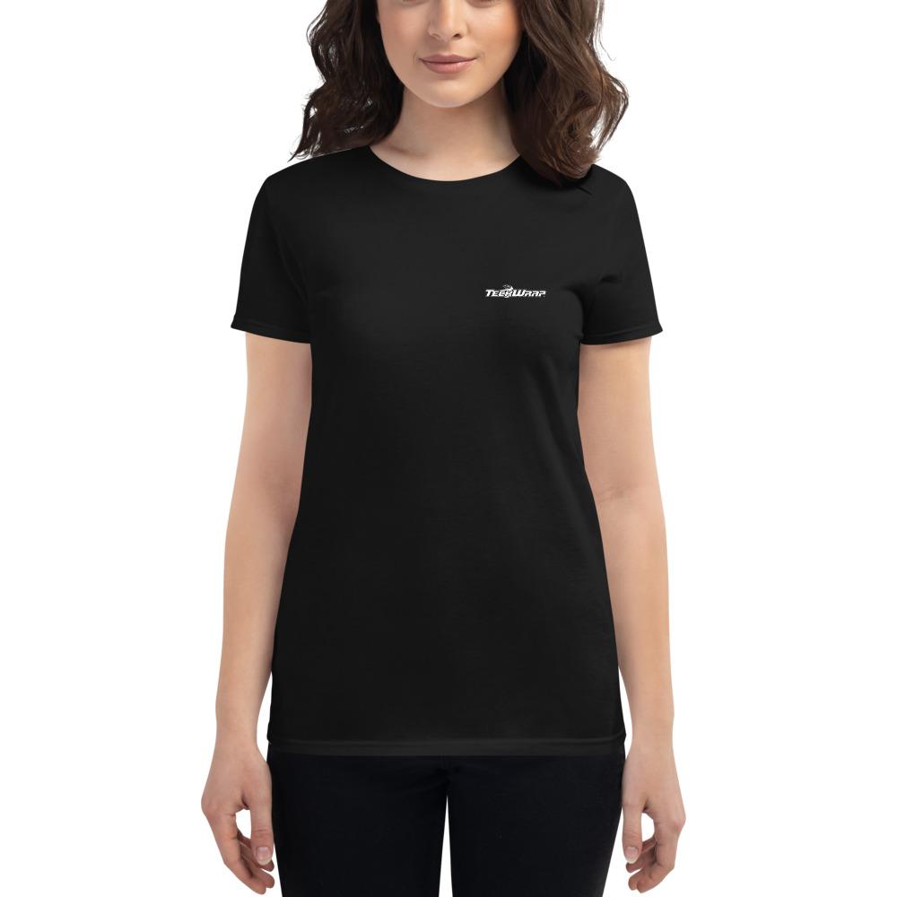Women's short sleeve t-shirt Teckwrap USA Black S 