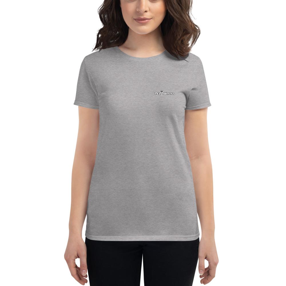 Women's short sleeve t-shirt Teckwrap USA Heather Grey S 