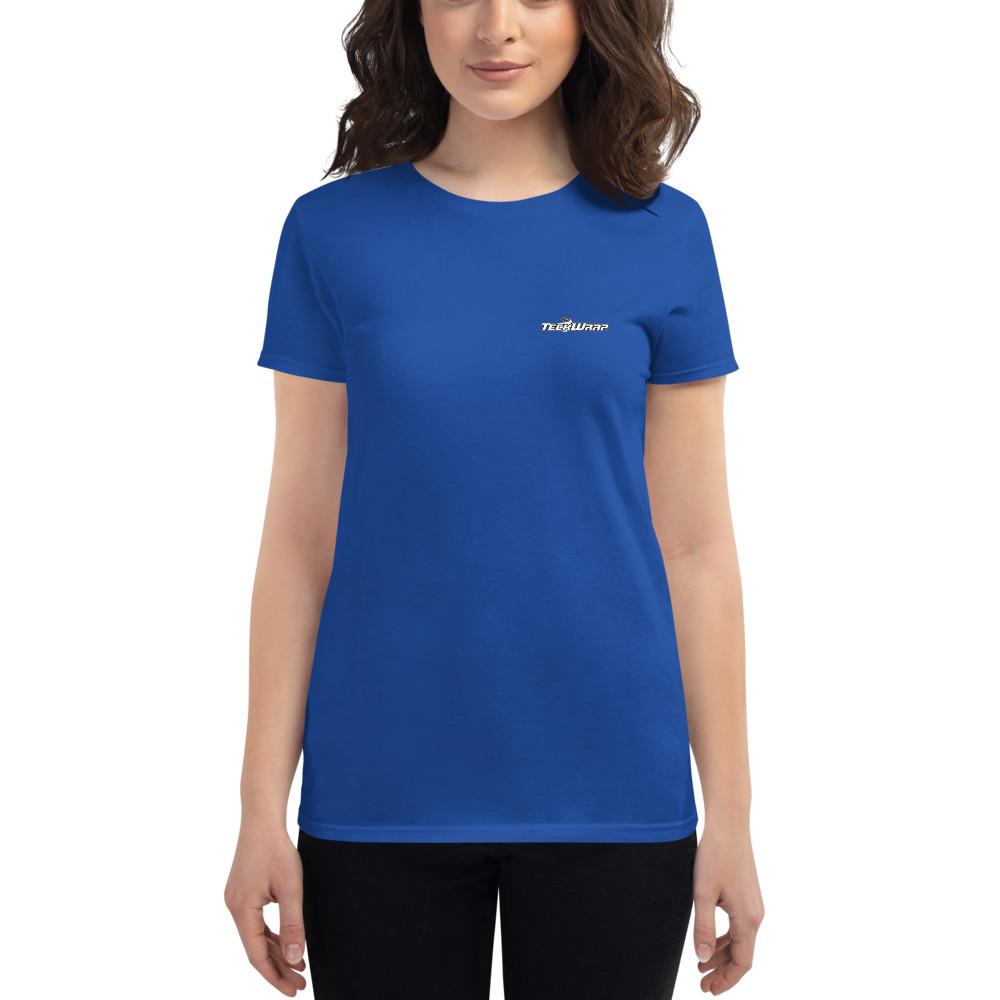 Women's short sleeve t-shirt Teckwrap USA Royal Blue S 